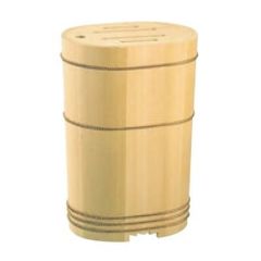 包丁差し 【木製 小判 庖丁桶(04307)】 04307 幅185 奥行255 高さ350 【送料無料】