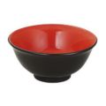 リーバイ 11.5cmスープ碗 赤/黒
