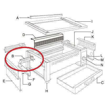 EBM 遠赤串焼器500型用 バーナー