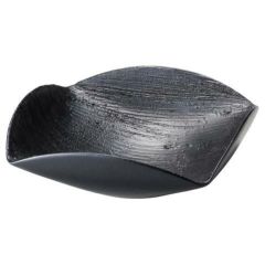 黒釉10.0寸 櫛目角鉢