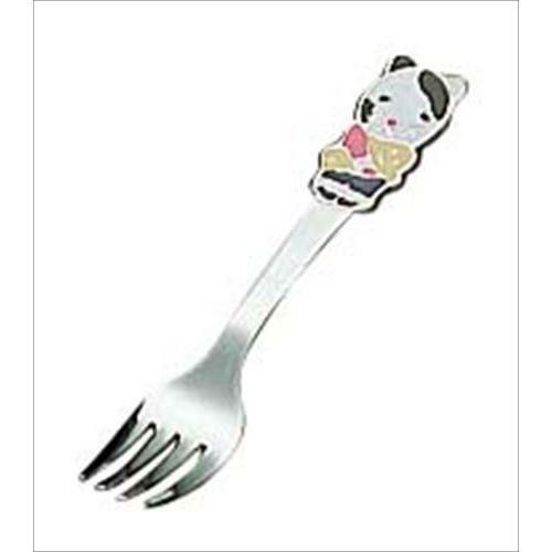 フォーク ステンレス お子様用カトラリー ネコサン フォーク 