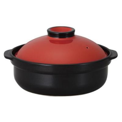 宴 レッド/ブラック 7号鍋 IH対応