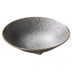 窯変孔雀とちり丸皿（小）