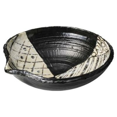 黒織部片口鉢