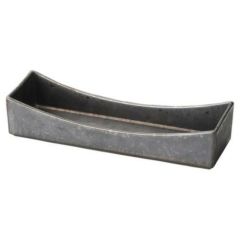 金結晶切立長角前菜皿