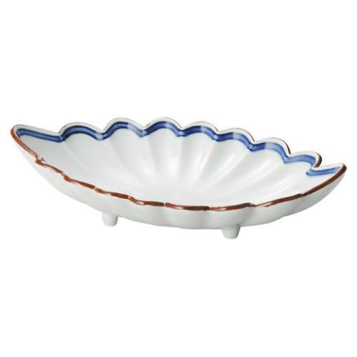 渕呉須楕円向付