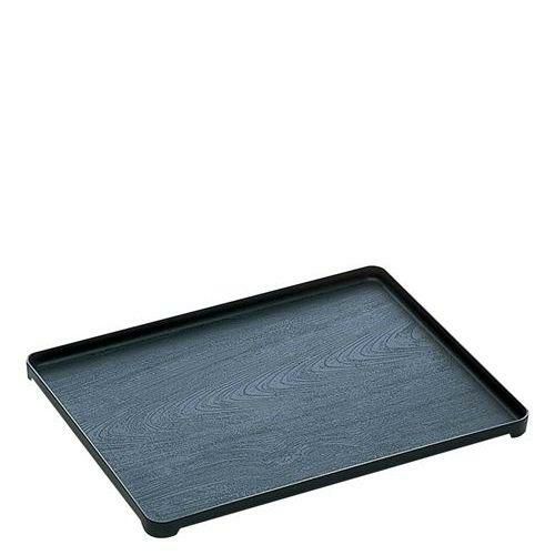 木がら盆 黒 3930(390×300)PP製