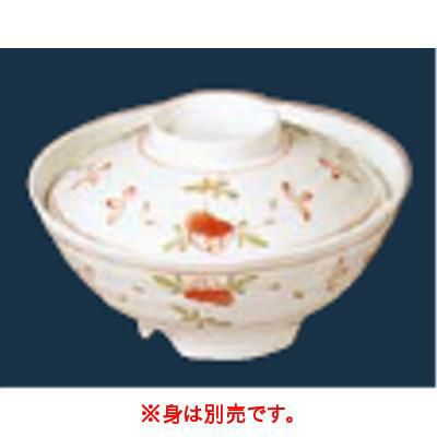 メラミン和食器 赤絵 丼 小 蓋AK-18B