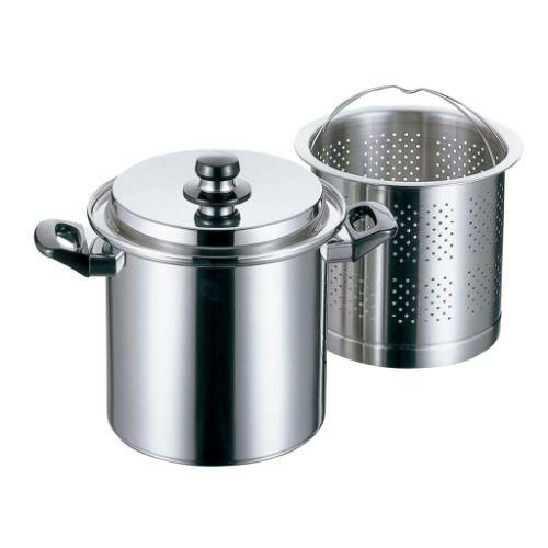 テーブルポット 丸 【エレックマスターライト パスタポット 20cm】 外径:229、内径:200、底径:185、板厚:1.5、深さ:206 【グループA】