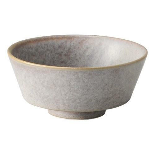 グレージュ角茶碗