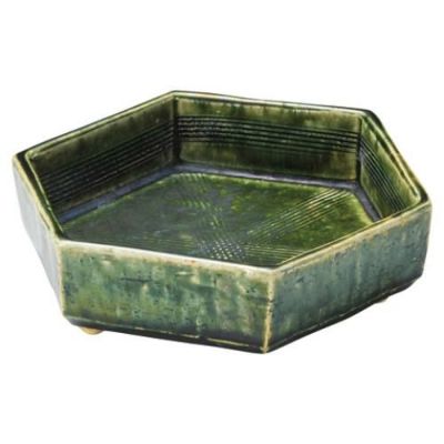 織部くしめ六角中向付