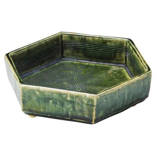 織部くしめ六角中向付