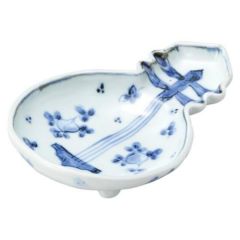 染付琵琶型向付