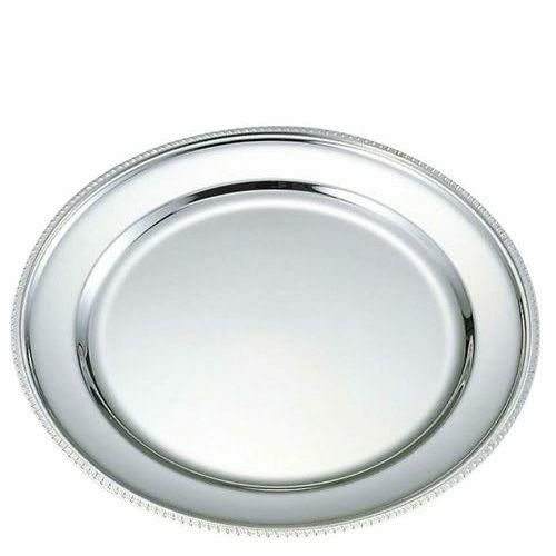 UK 18－8 菊渕 丸皿 16インチ