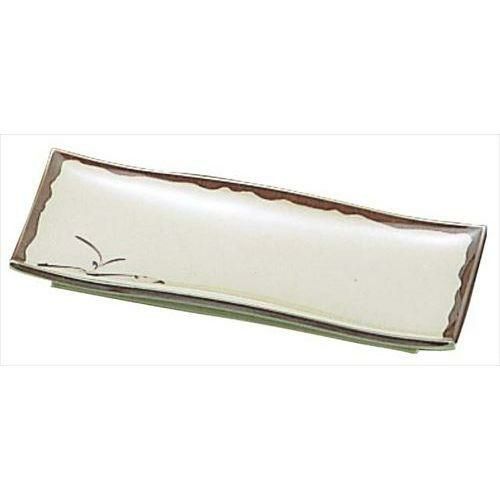 メラミン和食器 織部 角皿 小OB-17