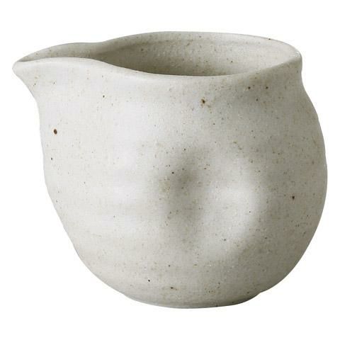 粉引風変形汁次（大）