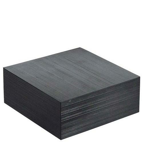 木製 千筋キューブ 黒 200×200×80mm