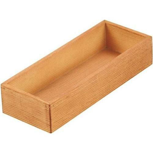 木製 千筋カトラリーボックス 薄茶