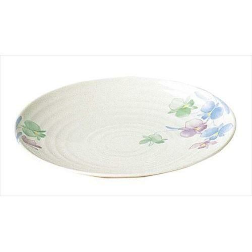 メラミン洋食器 すみれ 丸皿 大 VO-12