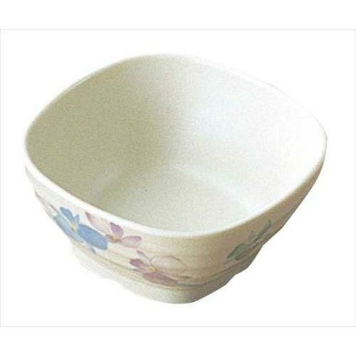 メラミン和食器 すみれ 角小鉢 VO-50