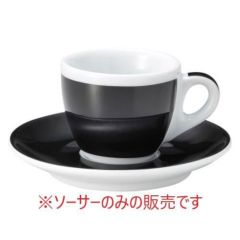 VERONA ブラックエスプレッソソーサー