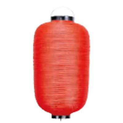 長 提灯 無地 17号 赤