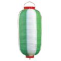 長 提灯 9号 緑/白