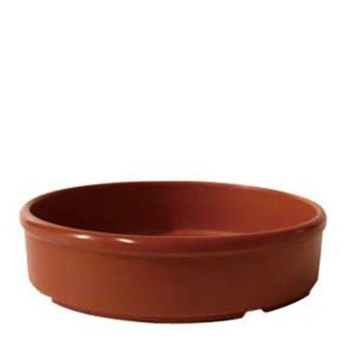 メラミン テラコッタ ラウンドディッシュ 6インチ 520505TI