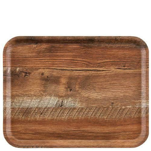 ウ゛ィンテージウッド調トレー 艶消しノンスリップ MA2028E87 ブラウンオーク