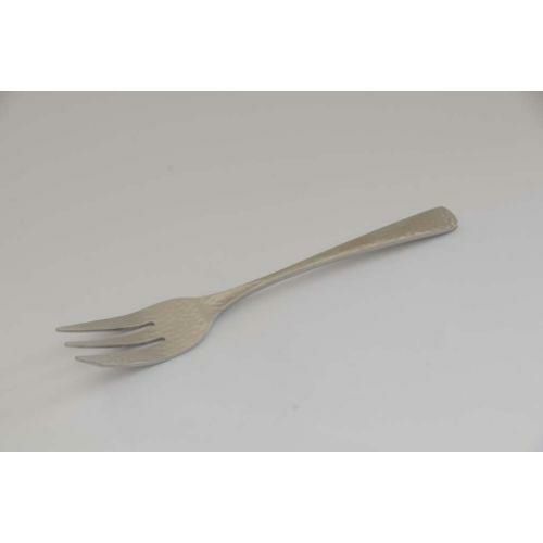 フォーク 18-8 和味(凛)槌目入 ケーキフォーク SUNAO