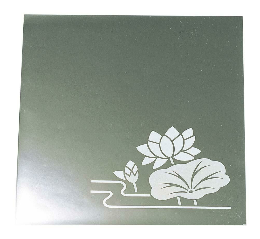 敷紙 クリアシート四季 ハス(200枚入)4寸 66427