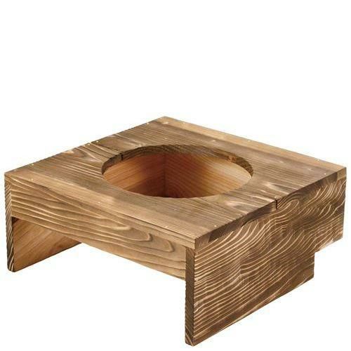 アルミ 電磁釜用3升釜用 焼杉ハカマ