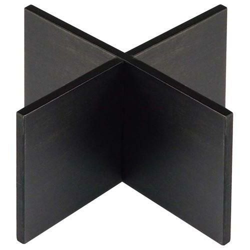 木製 組立十字スタンド 黒 200×200×100mm