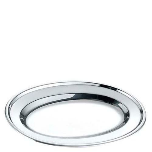 【飲食店定番】18-0 巻渕小判皿 14インチ